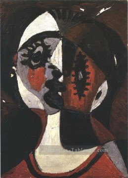 Visage 3 1926 cubiste Pablo Picasso Peinture à l'huile